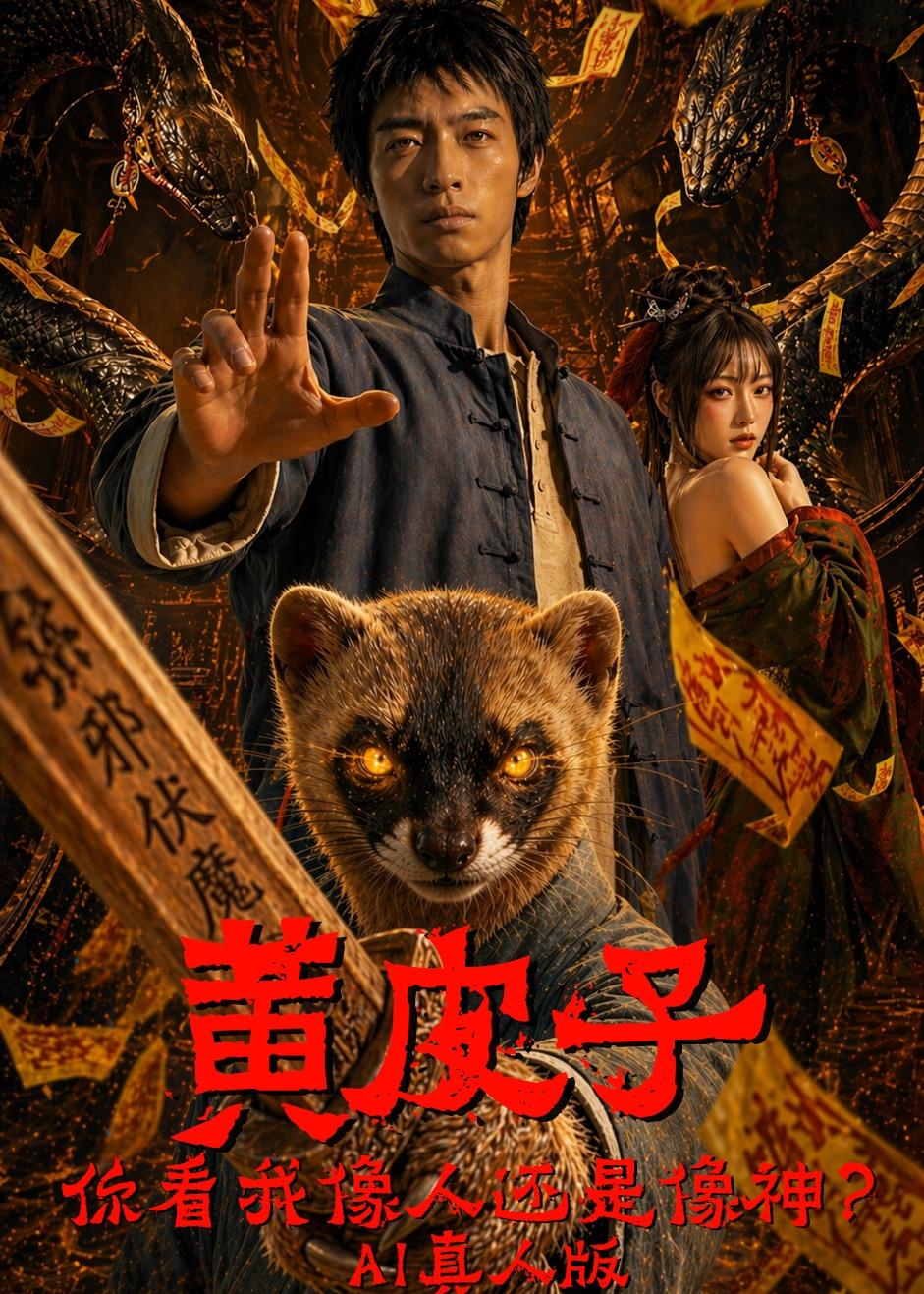 黄皮子你看我像人还是像神AI真人版